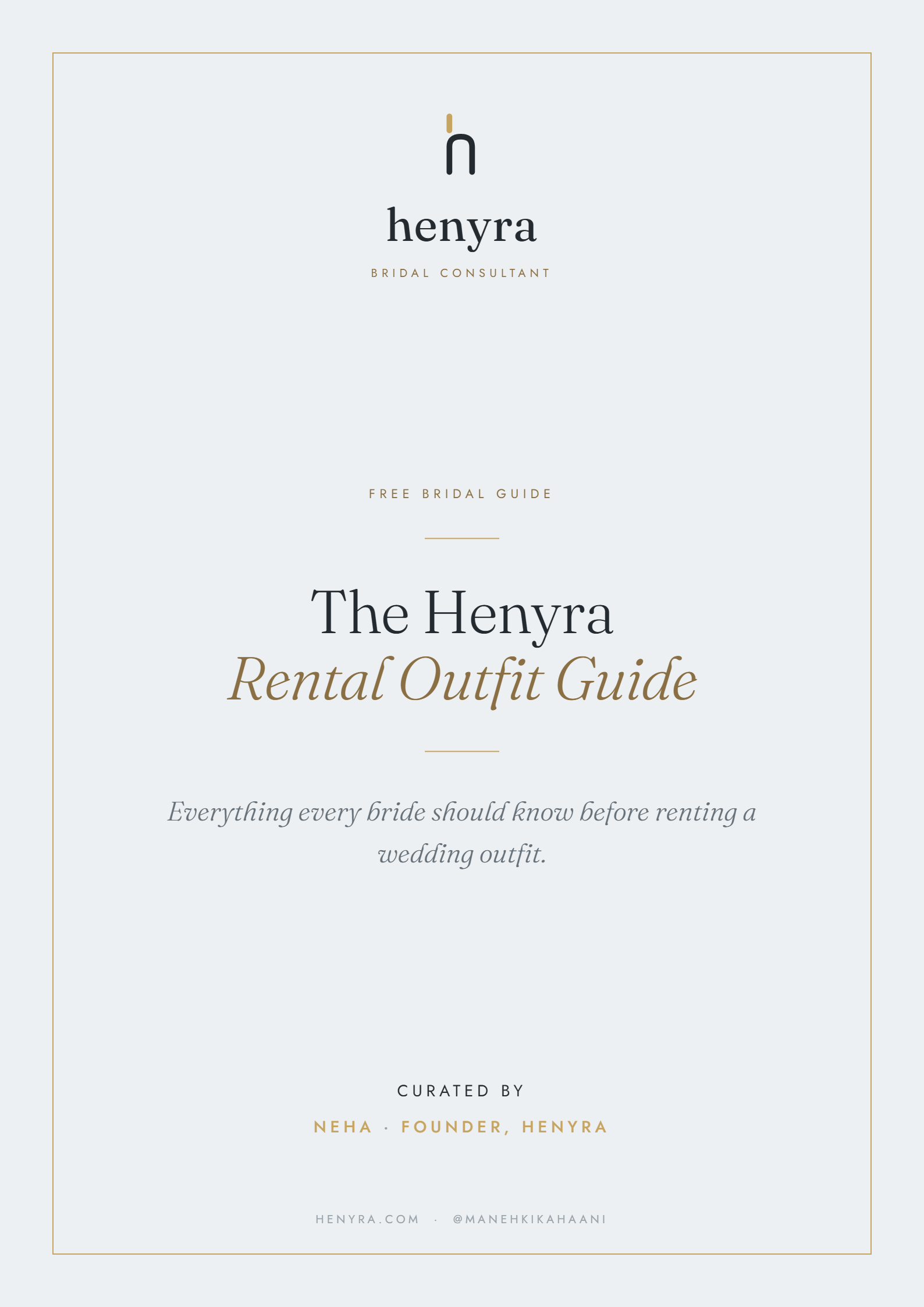 The Henyra Rental Outfit Guide — henyra guide cover